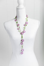 Load image into Gallery viewer, Fancy Daisy 62&quot; Lariat Necklace
