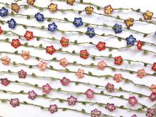 Load image into Gallery viewer, Fancy Daisy 62&quot; Lariat Necklace
